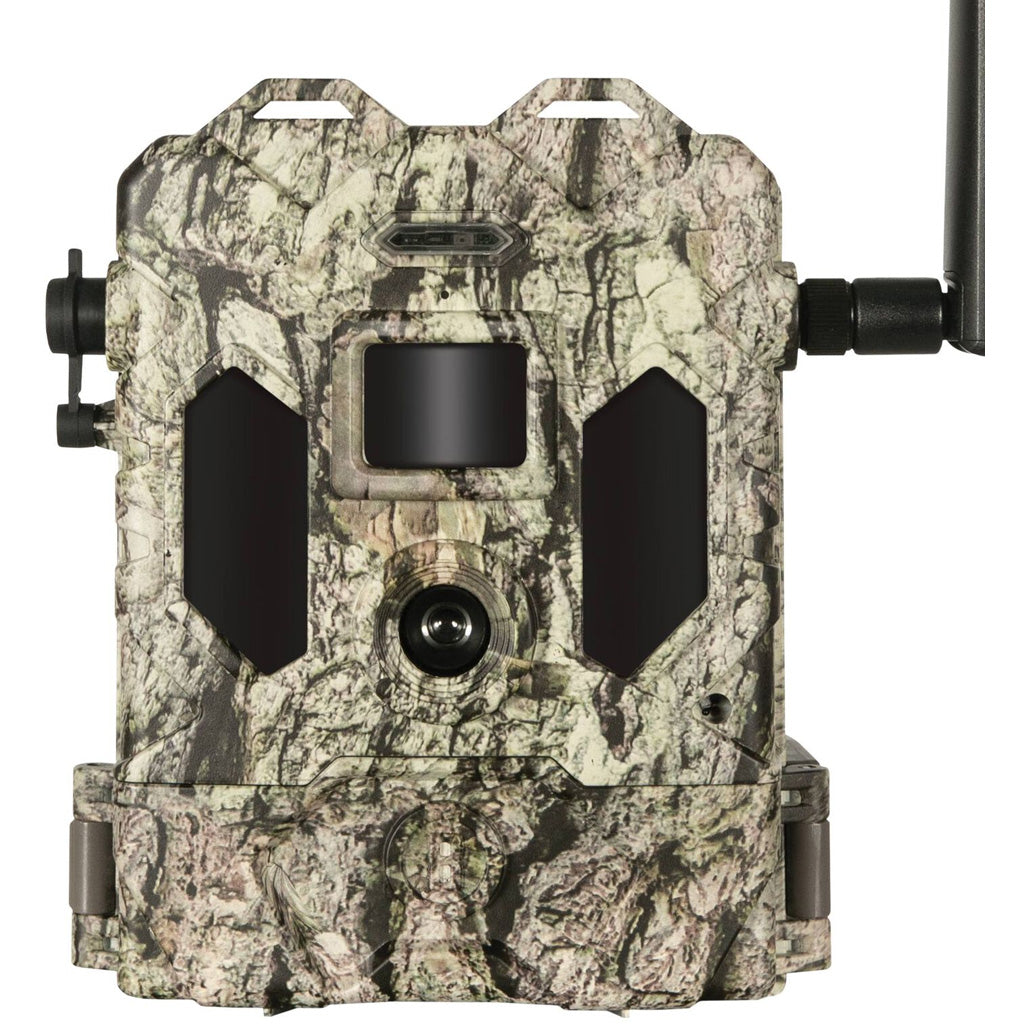 Bushnell Cellucore Game Camera side view displaying control panel and mounting features
