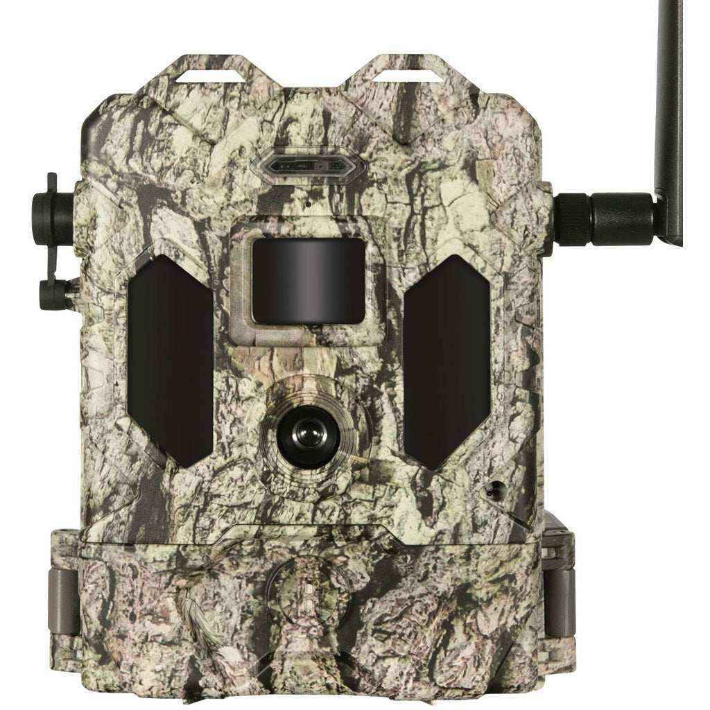 Bushnell Cellucore Game Camera side view displaying control panel and mounting features
