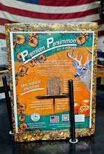 "Wildlife enjoying Premium Persimmon Feed Block in outdoor setting"
