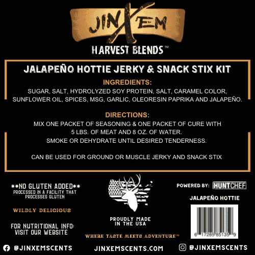 Jalapeño Hottie - Jerky & Snack Stix Kit Jinx'em Scents
