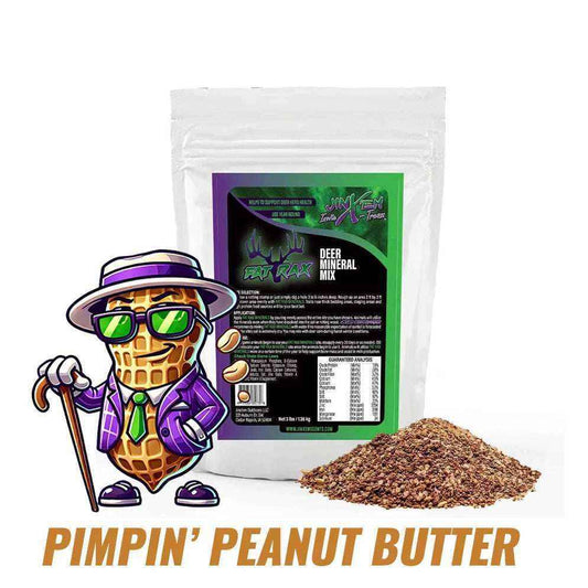 Fat Rax Deer Mineral - Pimpin' Peanut Butter - Hunting Game Supplies