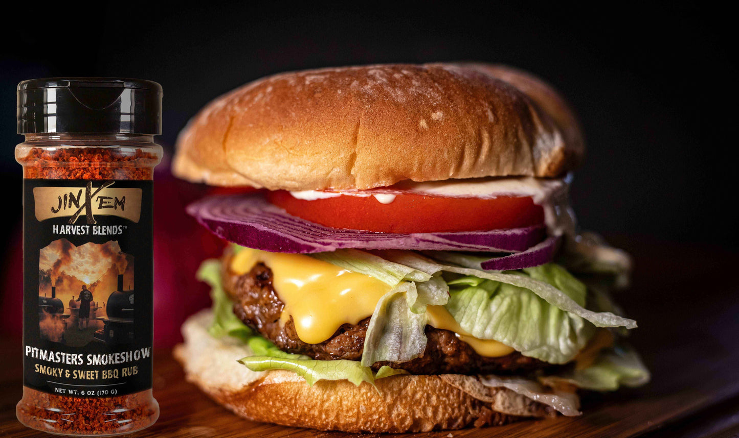 Pitmasters Rub on a burger