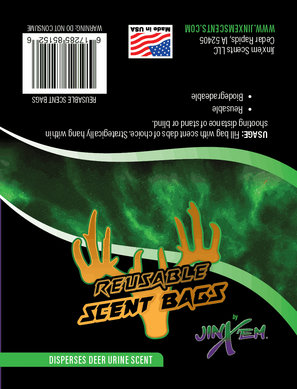 Reuseable Scent Bags Jinx'em Scents