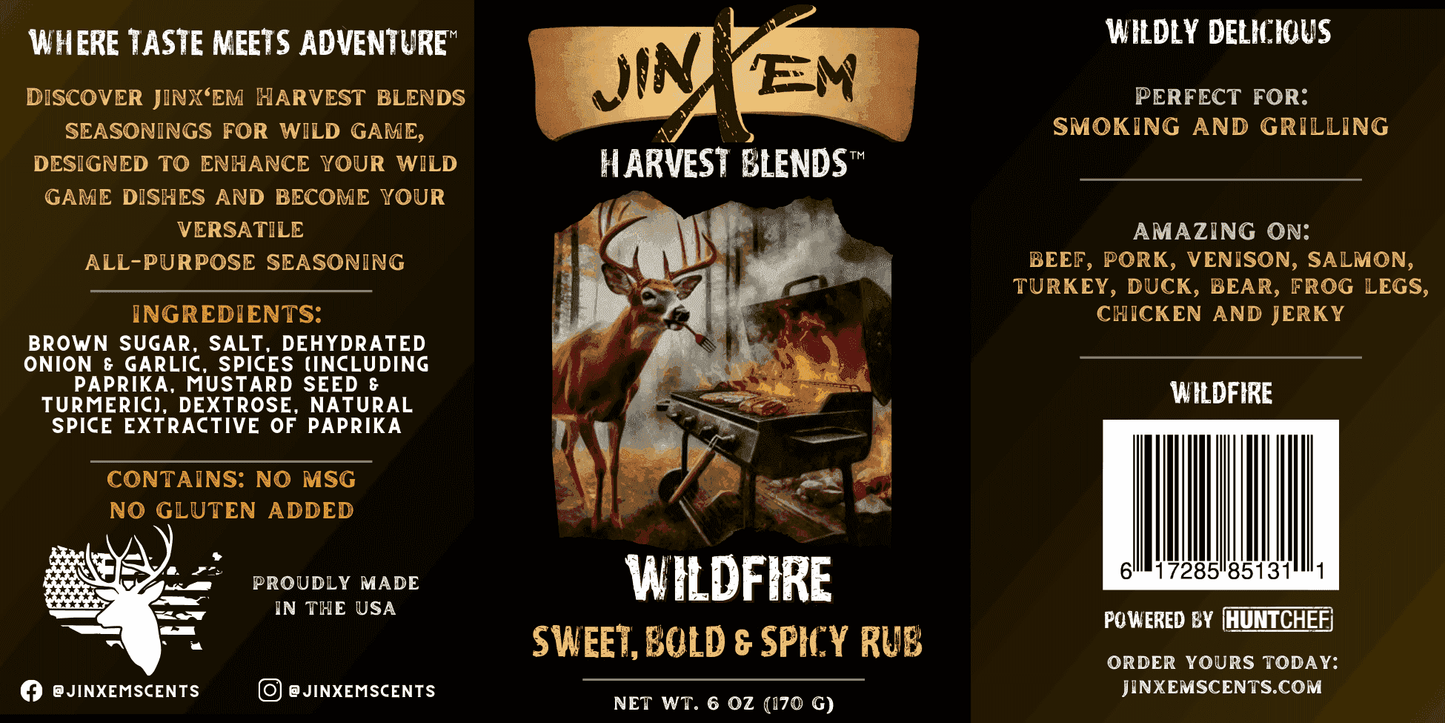 Wildfire - Sweet, Bold, & Spicy Rub Jinx'em Scents