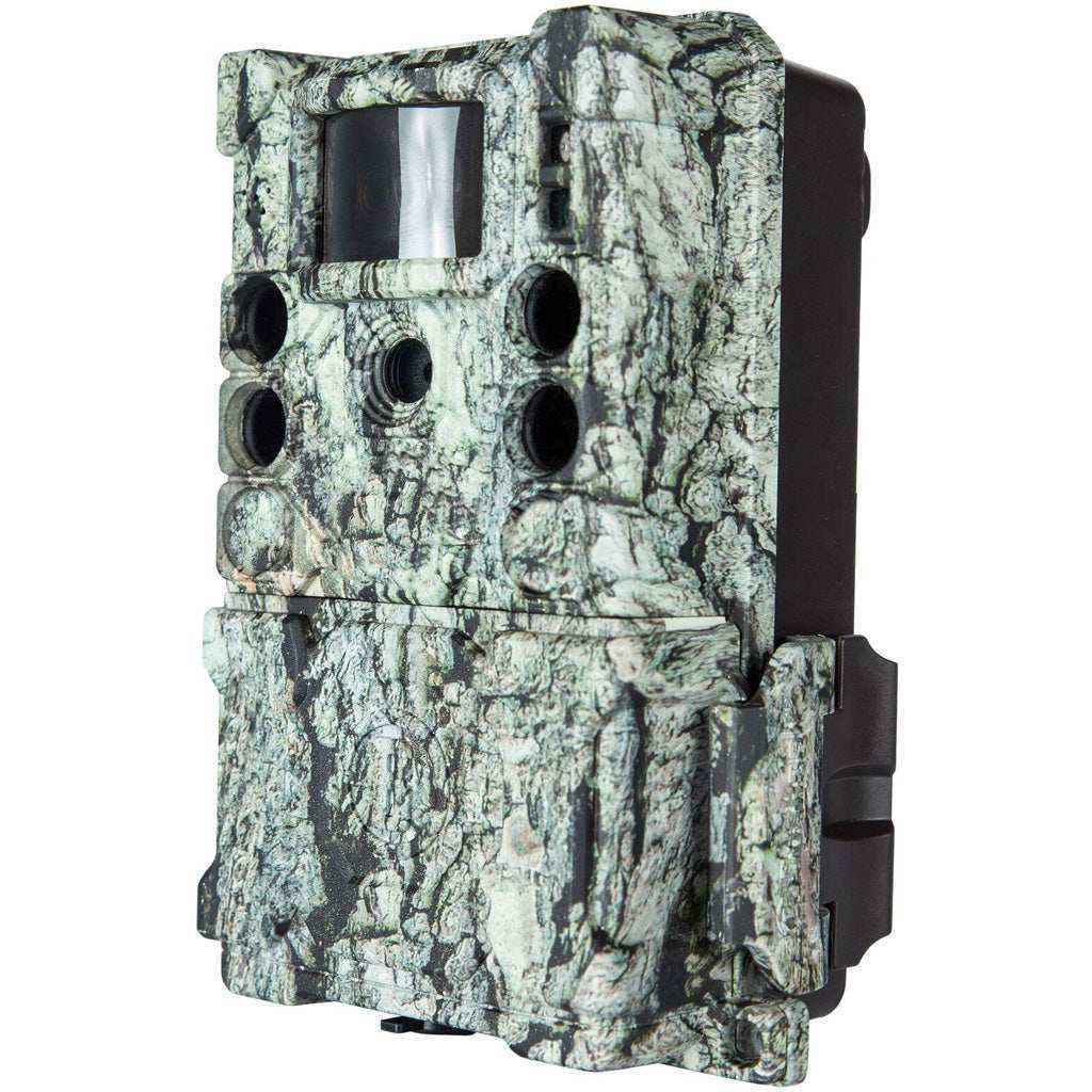 Bushnell Core S-4K trail camera side view showing no glow flash design