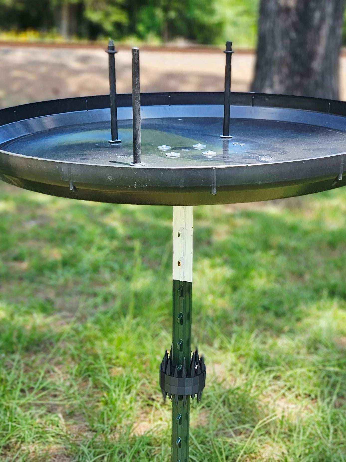 Coon Claw by AirBoss protecting Block Saver feeder holding mineral blocks for deer