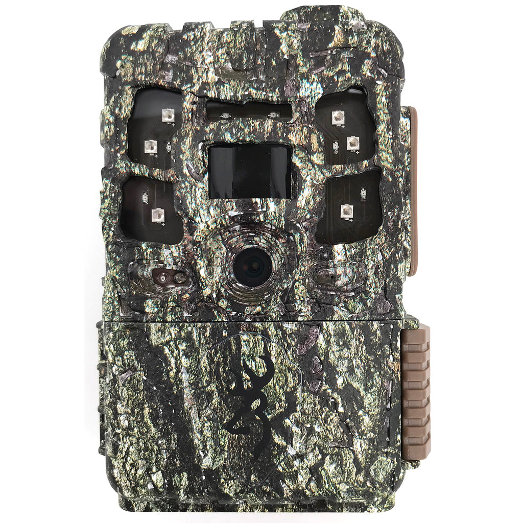 "Browning Pro Scout MAX Cellular Trail Camera with 4G connectivity and premium image quality for hunting and wildlife monitoring"