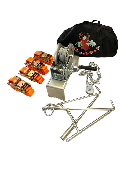 CrankRup Hoist Kit complete set on white background