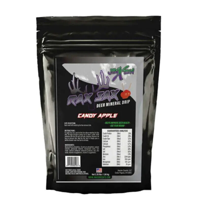 Rax Sax Mineral Drip Candy Apple scent for deer hunting