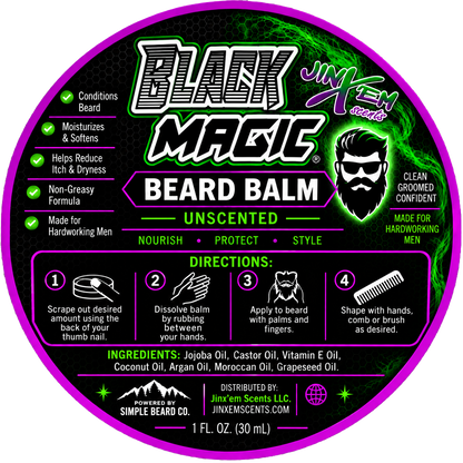 Black Magic Unscented Beard Balm