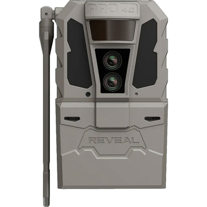 Tactacam Reveal XPro 4.0 Cellular Trail Camera front view with antenna